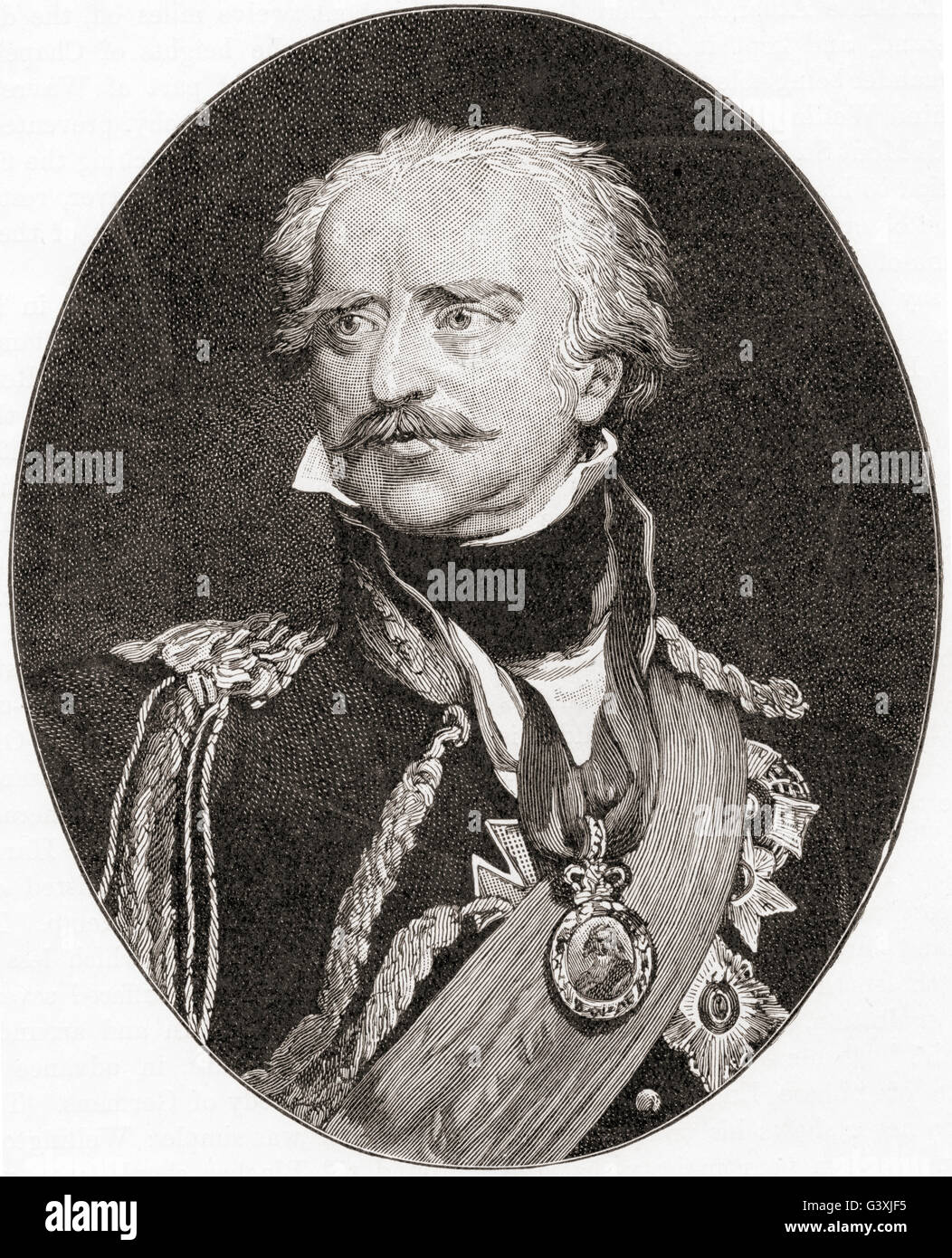 Gebhard Leberecht von Blücher, Fürst von Wahlstatt, 1742 - 1819. Le feld-maréchal prussien. Banque D'Images