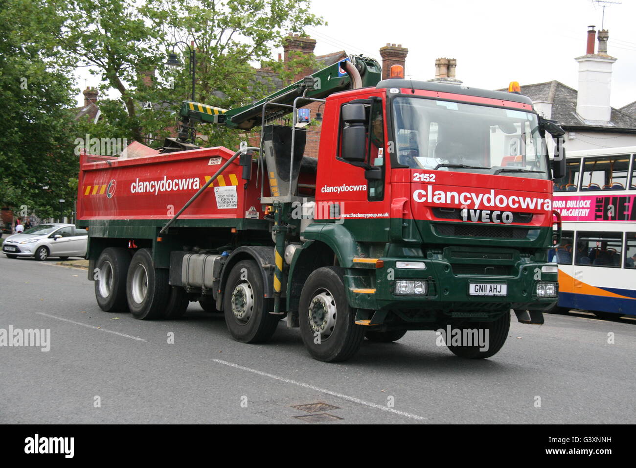 CLANCYDOCWRA CAMION IVECO Banque D'Images