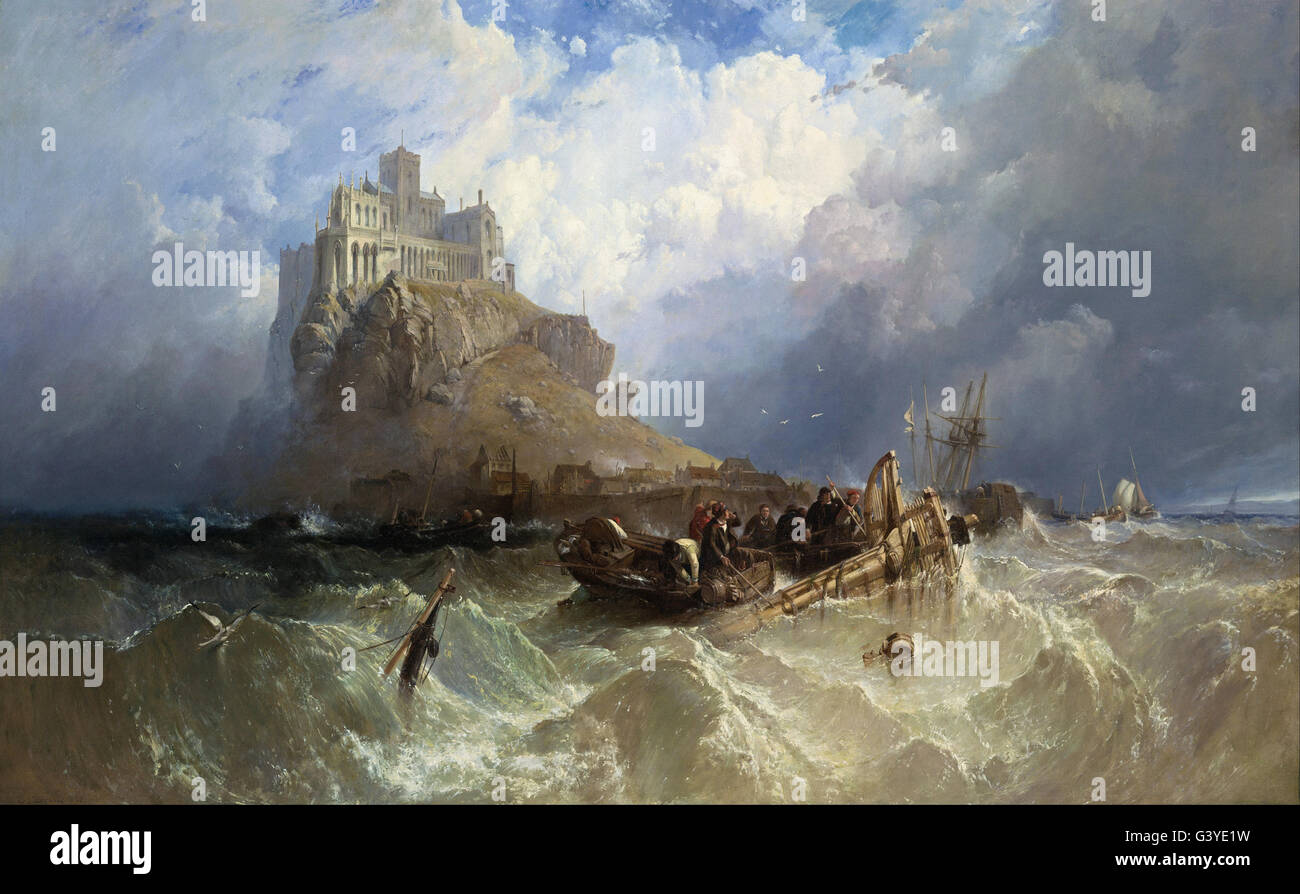 Clarkson Stanfield - Mont St Michel, Cornwall Banque D'Images