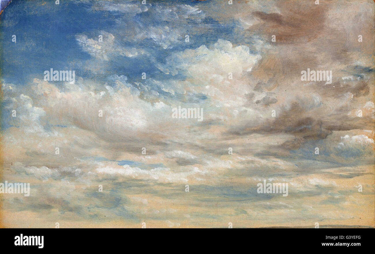 John Constable - Les Nuages Banque D'Images