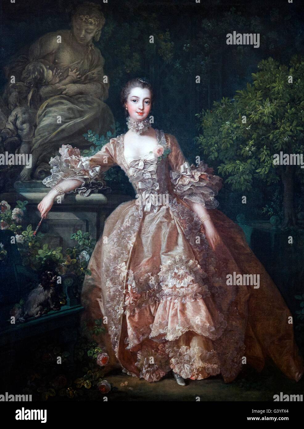 Madame de Pompadour, par François Boucher, 1759, Wallace Collection, Londres, Angleterre, RU, FR Banque D'Images