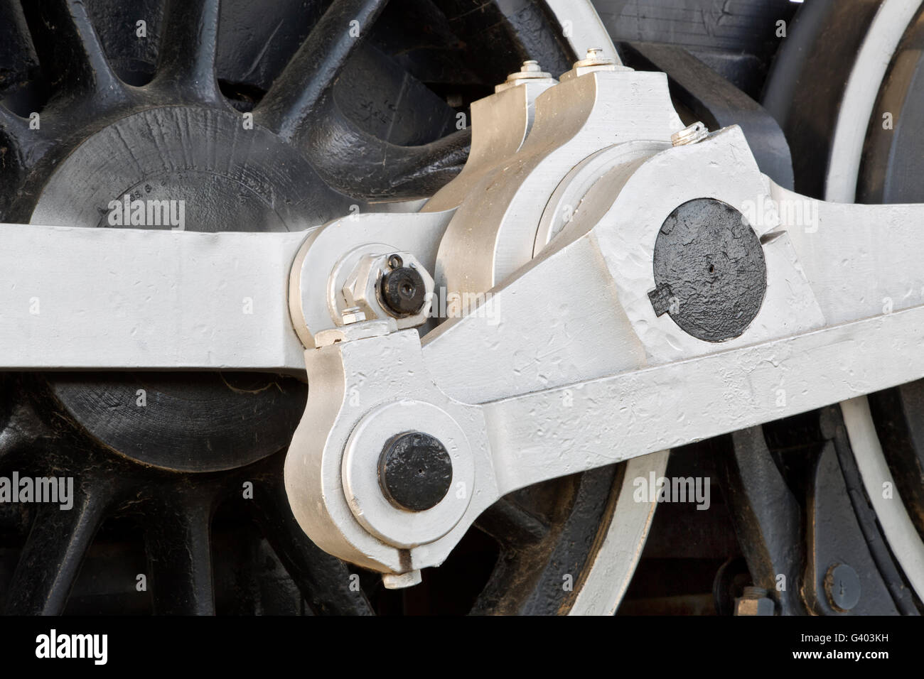 La tige de côté, le raccordement de 2 pistons, 440 SooLine. Banque D'Images