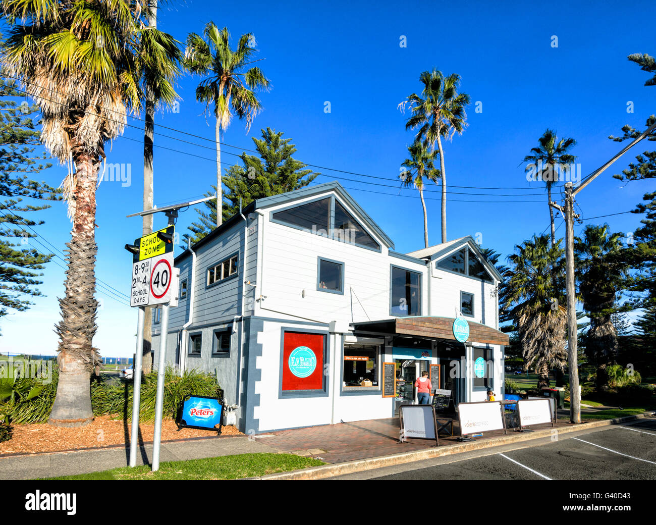 Kabari Restaurant et take-away, Kiama, Côte d'Illawarra, New South Wales, NSW, Australie Banque D'Images