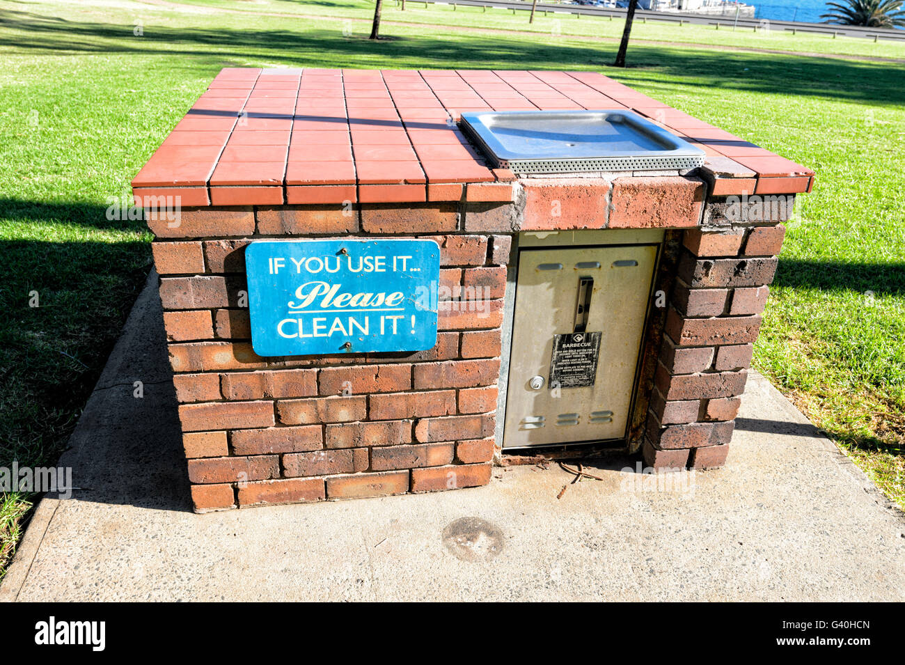 Barbecue public australien, Kiama, Côte d'Illawarra, New South Wales