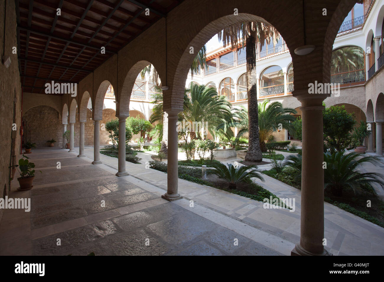 L'hôpital de San Juan de Dios, ville de Jaén, Andalousie, Espagne, Europe Banque D'Images