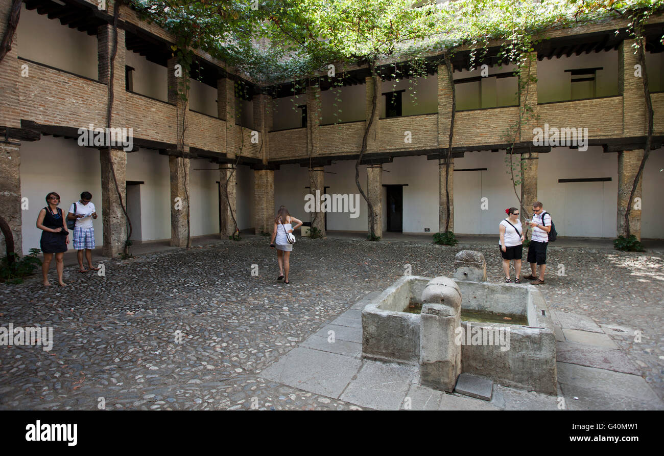 Corral del Carbón, Caravansérail, Grenade, Andalousie, Espagne, Europe Banque D'Images