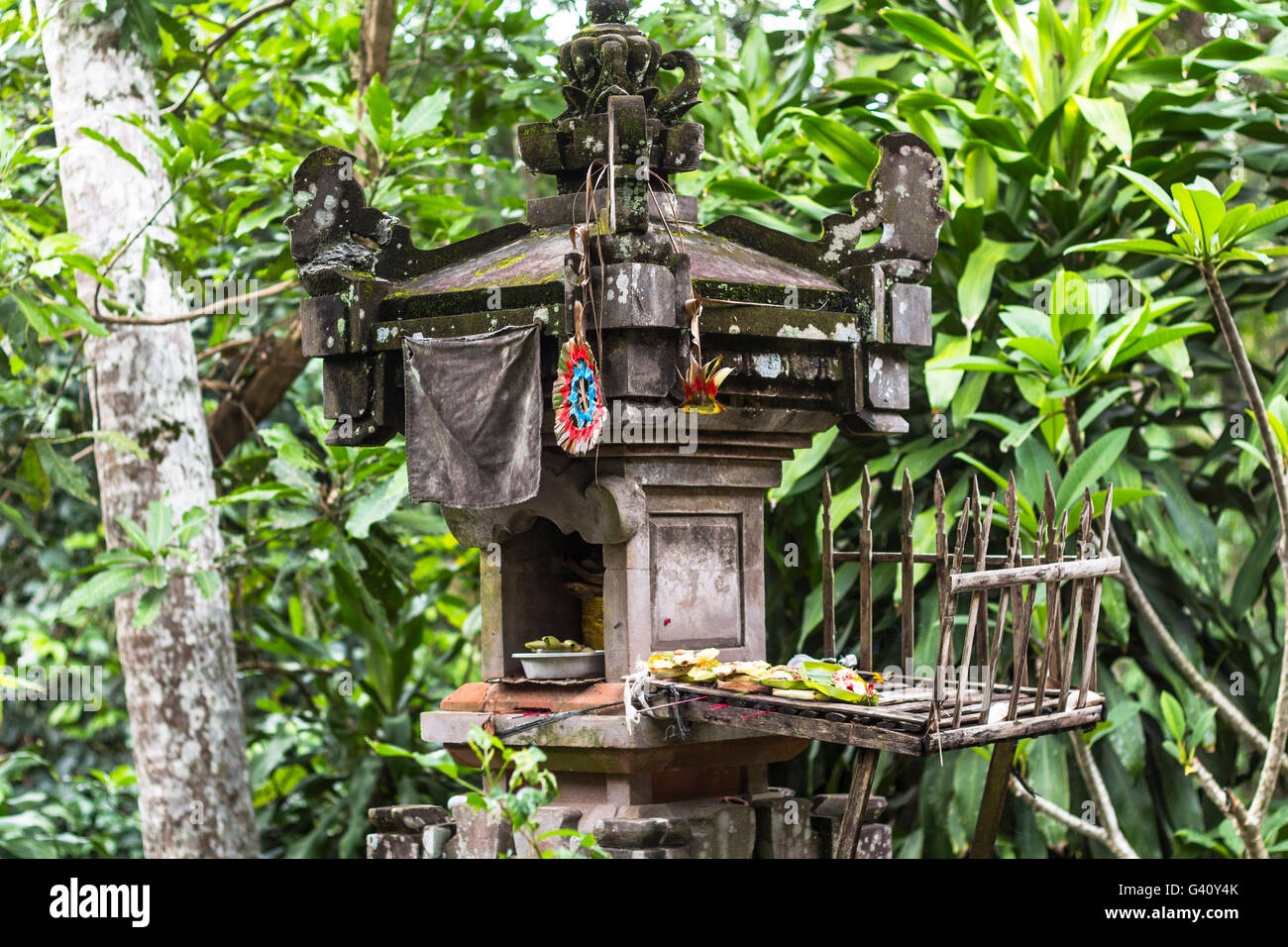 Petit sanctuaire en Bali, Indonésie Banque D'Images