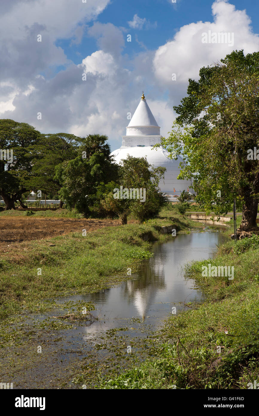 Sri Lanka, Tissamaharama Dagoba, le Raja Maha Vihara Banque D'Images