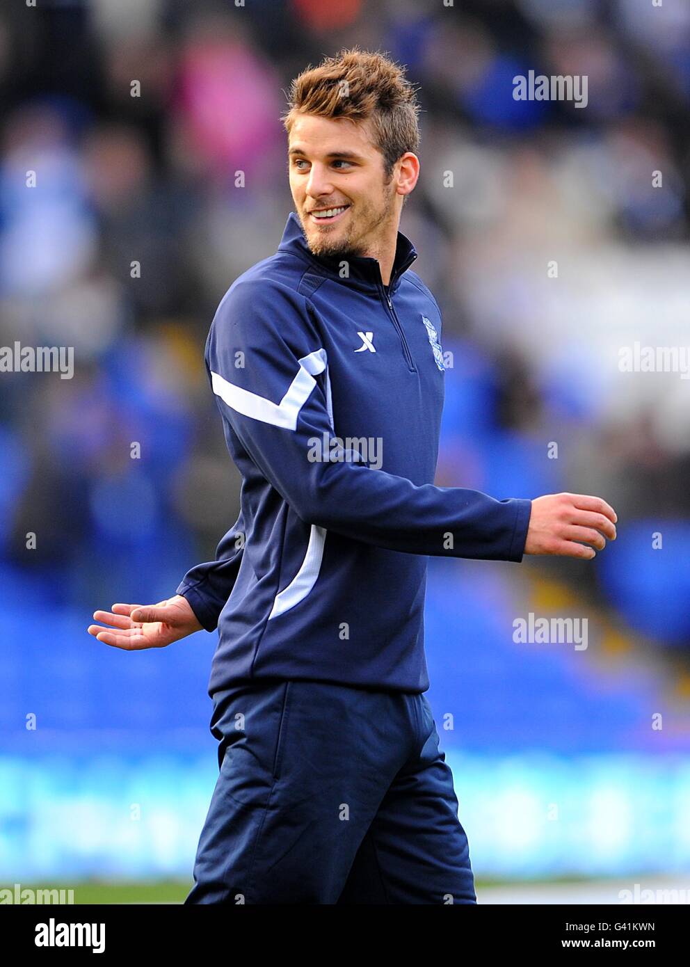 Birmingham City nouvelle signature David Bentley avant le lancement Banque D'Images