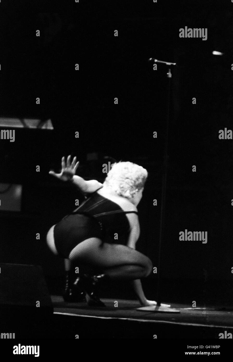 Musique - Madonna 'Who's That Girl World Tour' - Leeds Banque D'Images