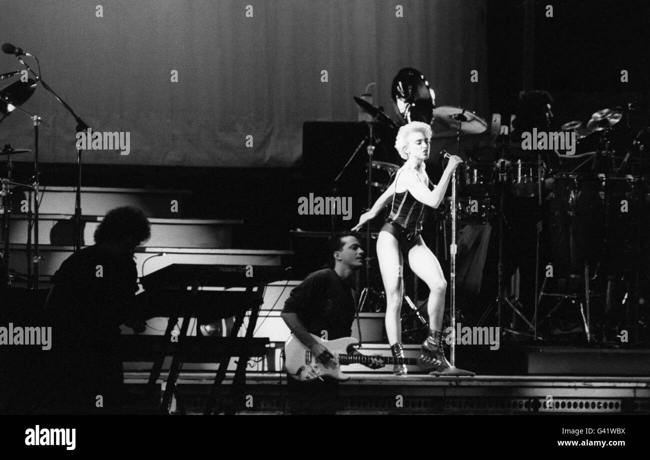 Musique - Madonna 'Who's That Girl World Tour' - Leeds Banque D'Images