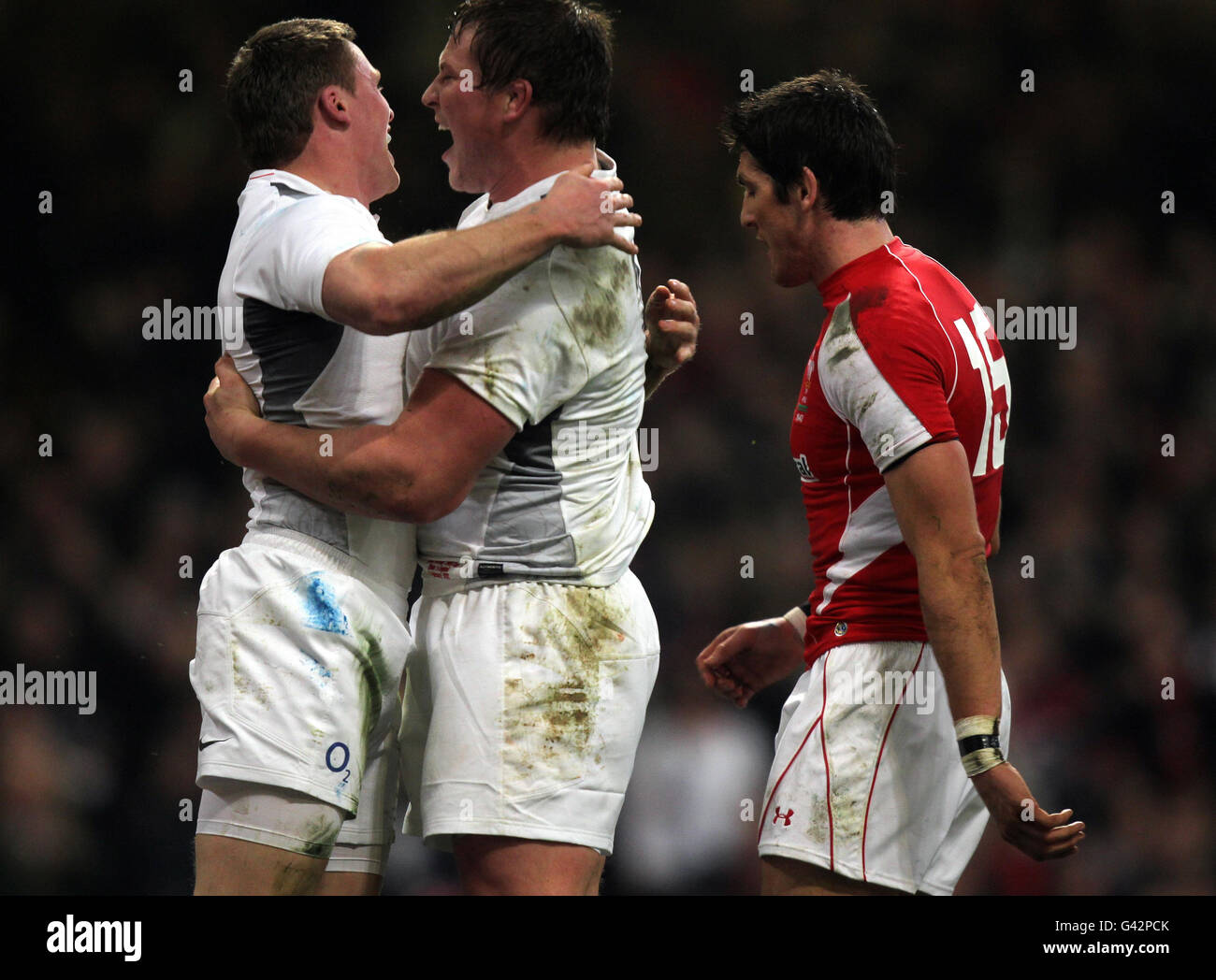 Rugby Union - RBS 6 Nations Championship 2011 - Pays de Galles v Angleterre - Millennium Stadium Banque D'Images