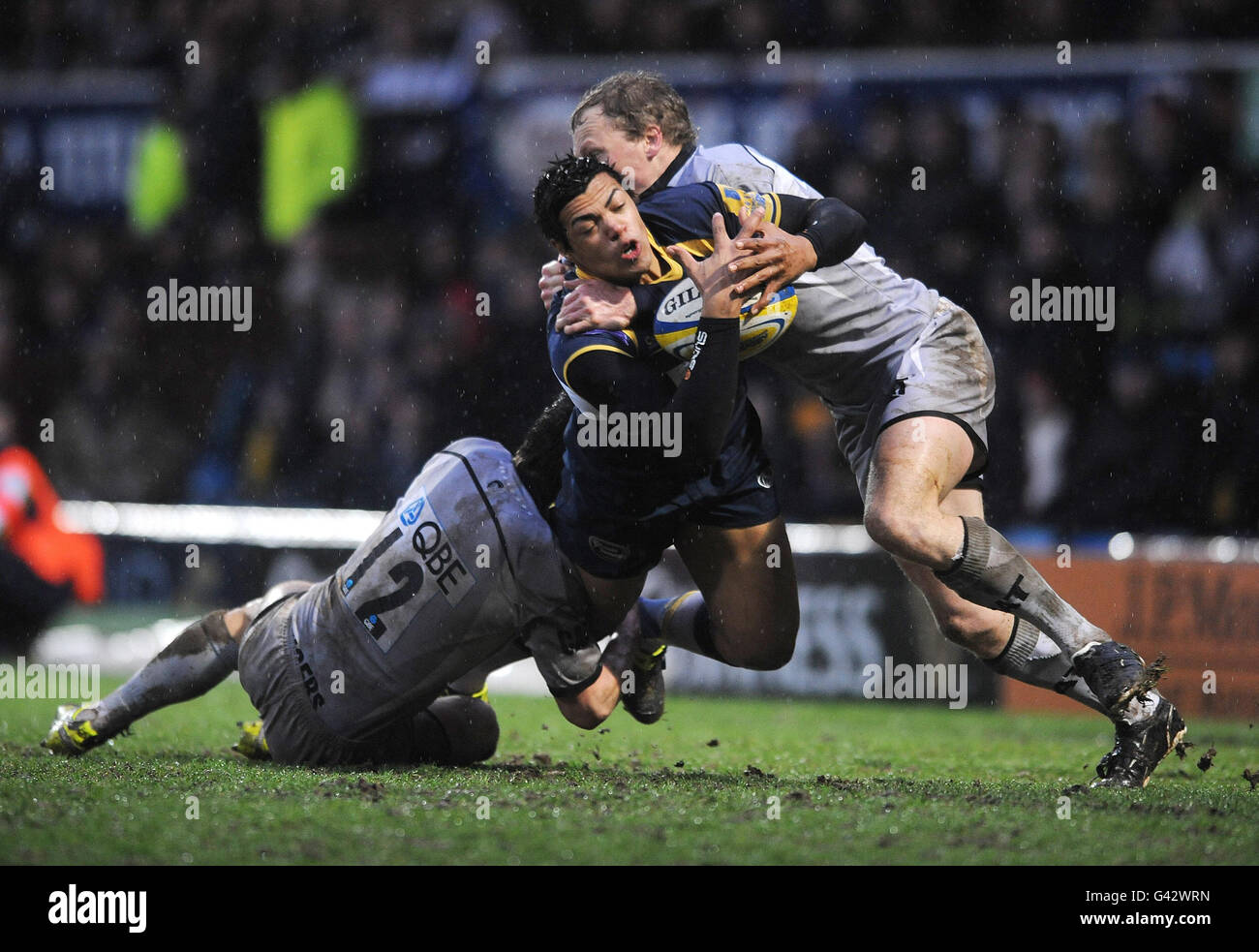 Rugby Union - Aviva Premiership - Leicester Tigers v Leeds Carnegie - Headingley Carnegie Banque D'Images