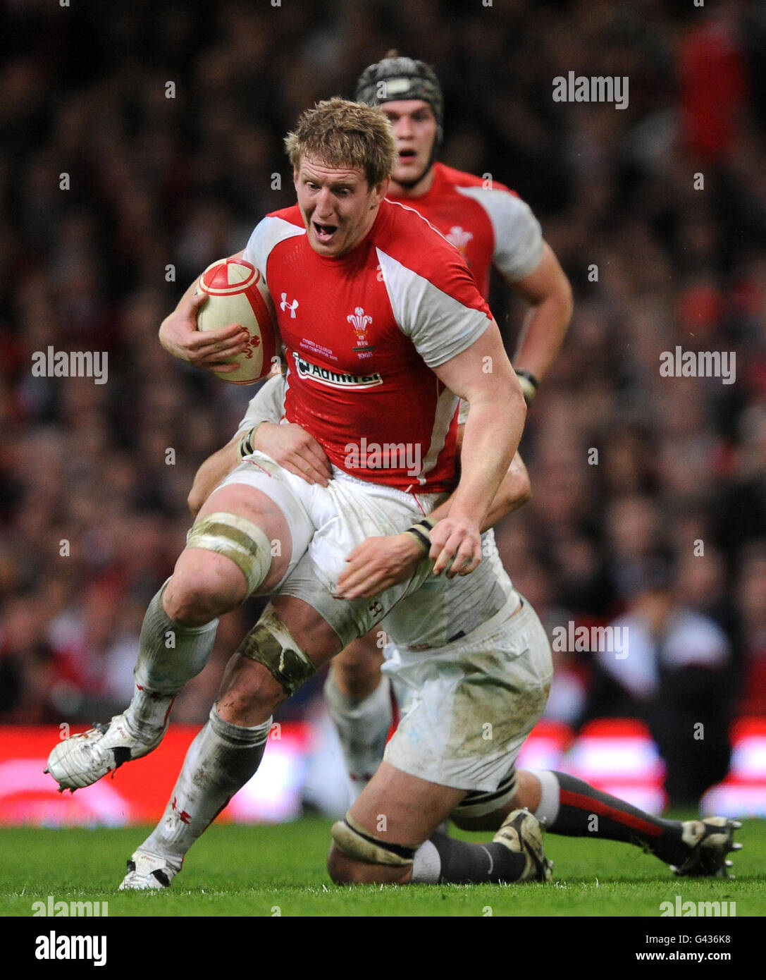 Rugby Union - RBS 6 Nations Championship 2011 - Pays de Galles v Angleterre - Millennium Stadium Banque D'Images