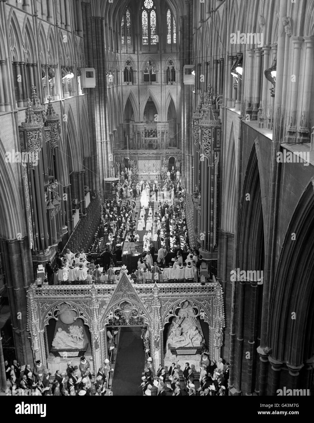 Image - Princess Margaret et Antony Armstrong-Jones Mariage - Londres Banque D'Images