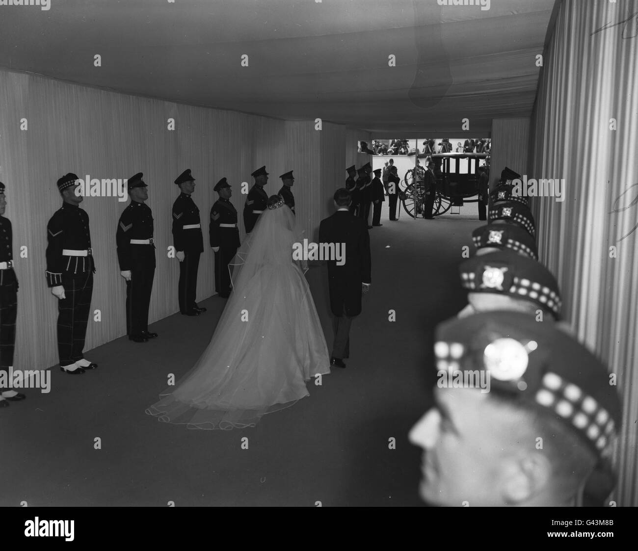 Image - Princess Margaret et Antony Armstrong-Jones Mariage - Londres Banque D'Images