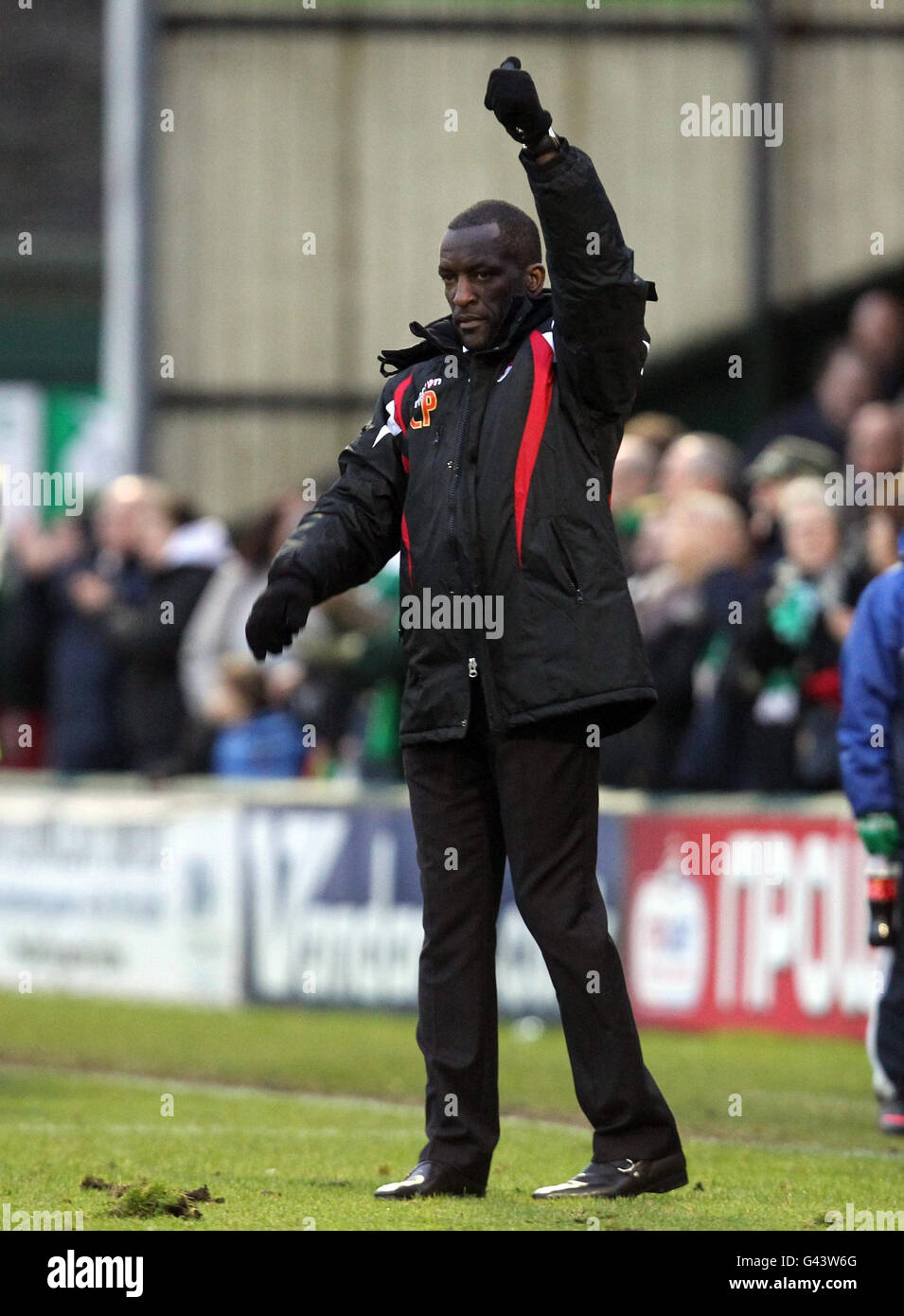 - Football npower Football League One - Yeovil Town v Charlton Athletic - Huish Park Banque D'Images