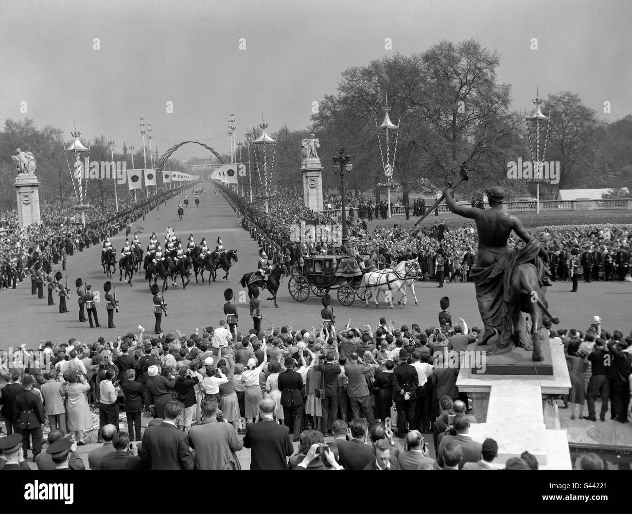 Image - Princess Margaret et Antony Armstrong-Jones Mariage - Londres Banque D'Images