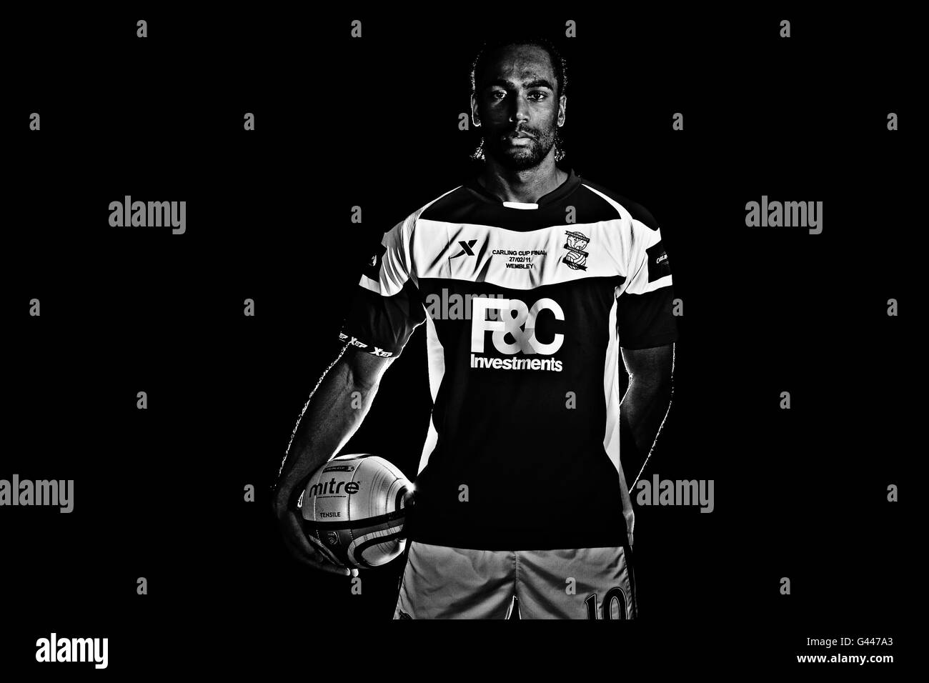 Football - Aperçu final de la coupe de Carling - Birmingham City Photocall. Cameron Jerome, Birmingham Banque D'Images