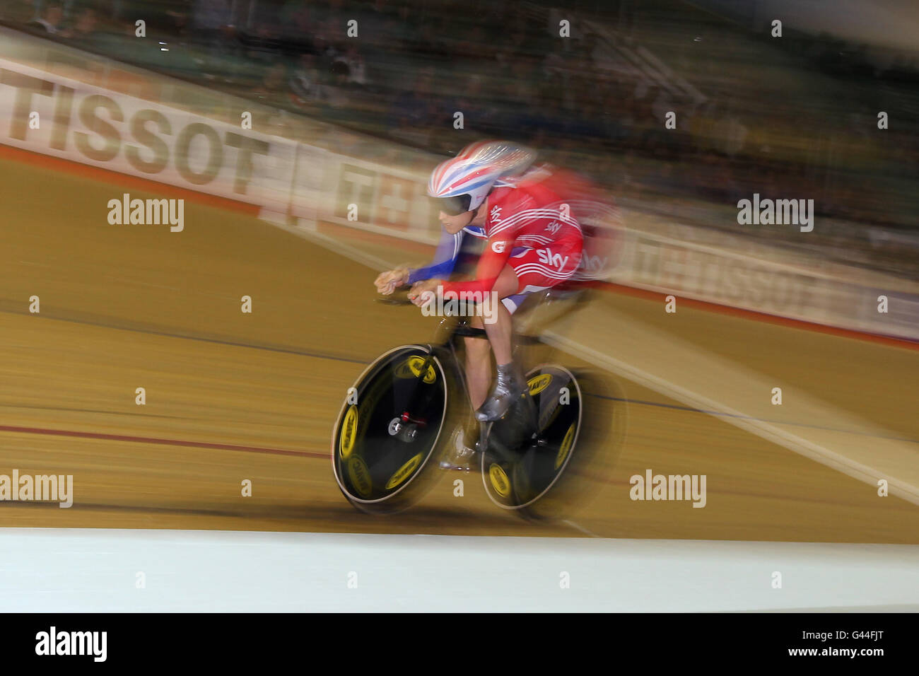 Cyclisme - coupe du monde de piste - jour 1 - Centre national de cyclisme. Geraint Thomas, Grande-Bretagne Banque D'Images