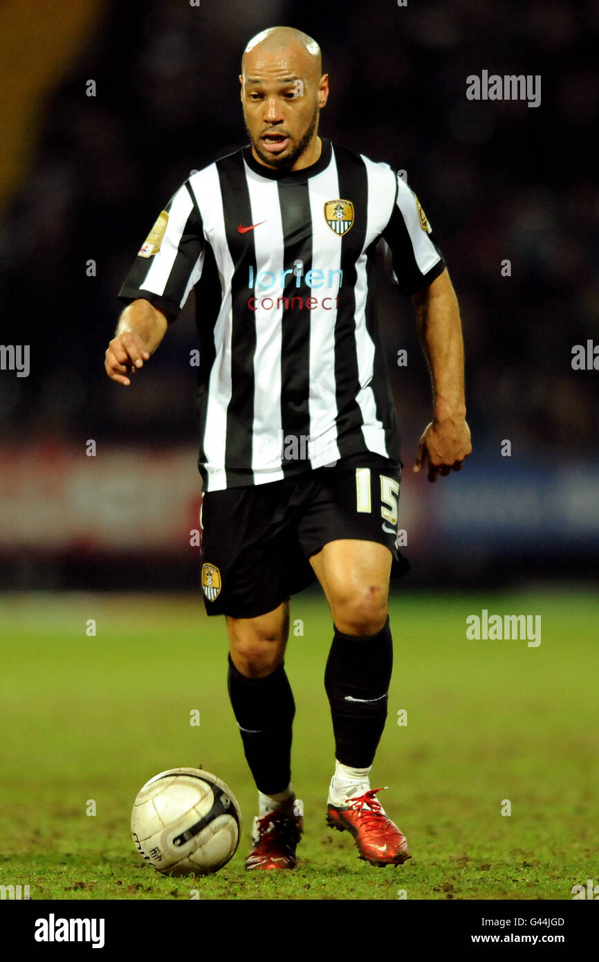 Football - npower football League One - Notts County v Charlton Athletic - Meadow Lane. Karl Hawley, comté de Notts Banque D'Images