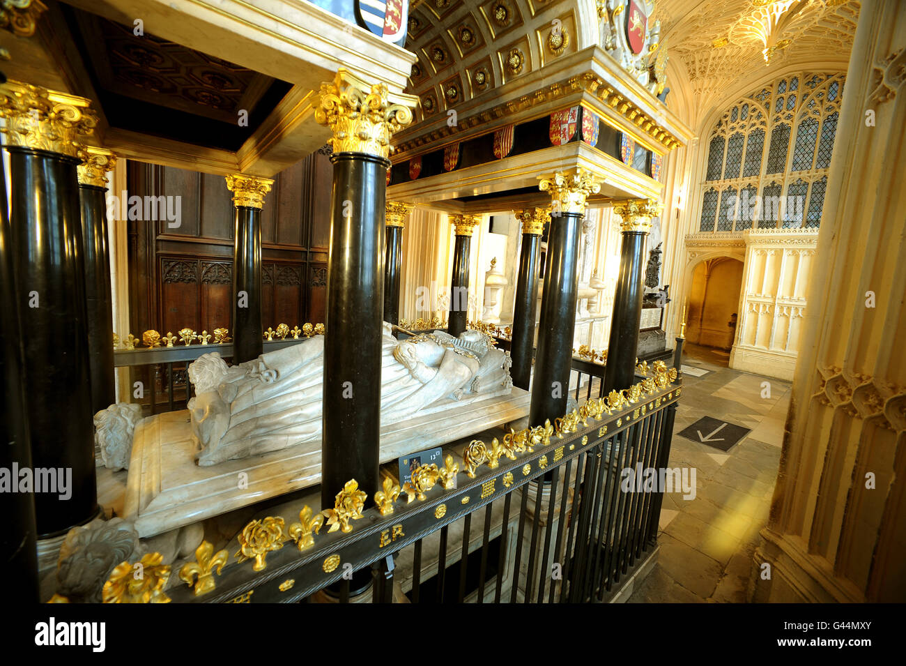 Le tombeau de la reine Elizabeth I à l'abbaye de Westminster, dans le centre de Londres Photo Le tombeau de la reine Elizabeth I à l'abbaye de Westminster, dans le centre de Londres Photo