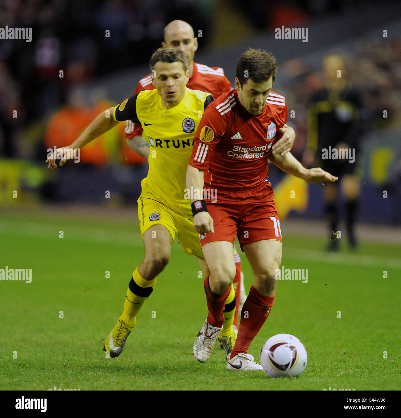 Football - UEFA Europa League - tour de 32 - deuxième manche - Liverpool v Sparta Prague - Anfield Banque D'Images