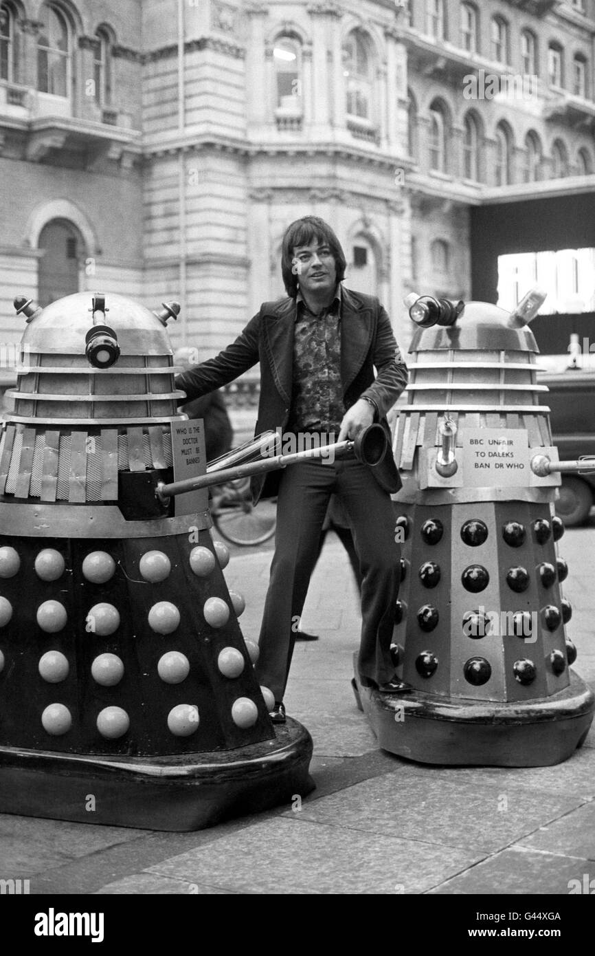 Télévision - TV - Daleks BBC Broadcasting House - Banque D'Images