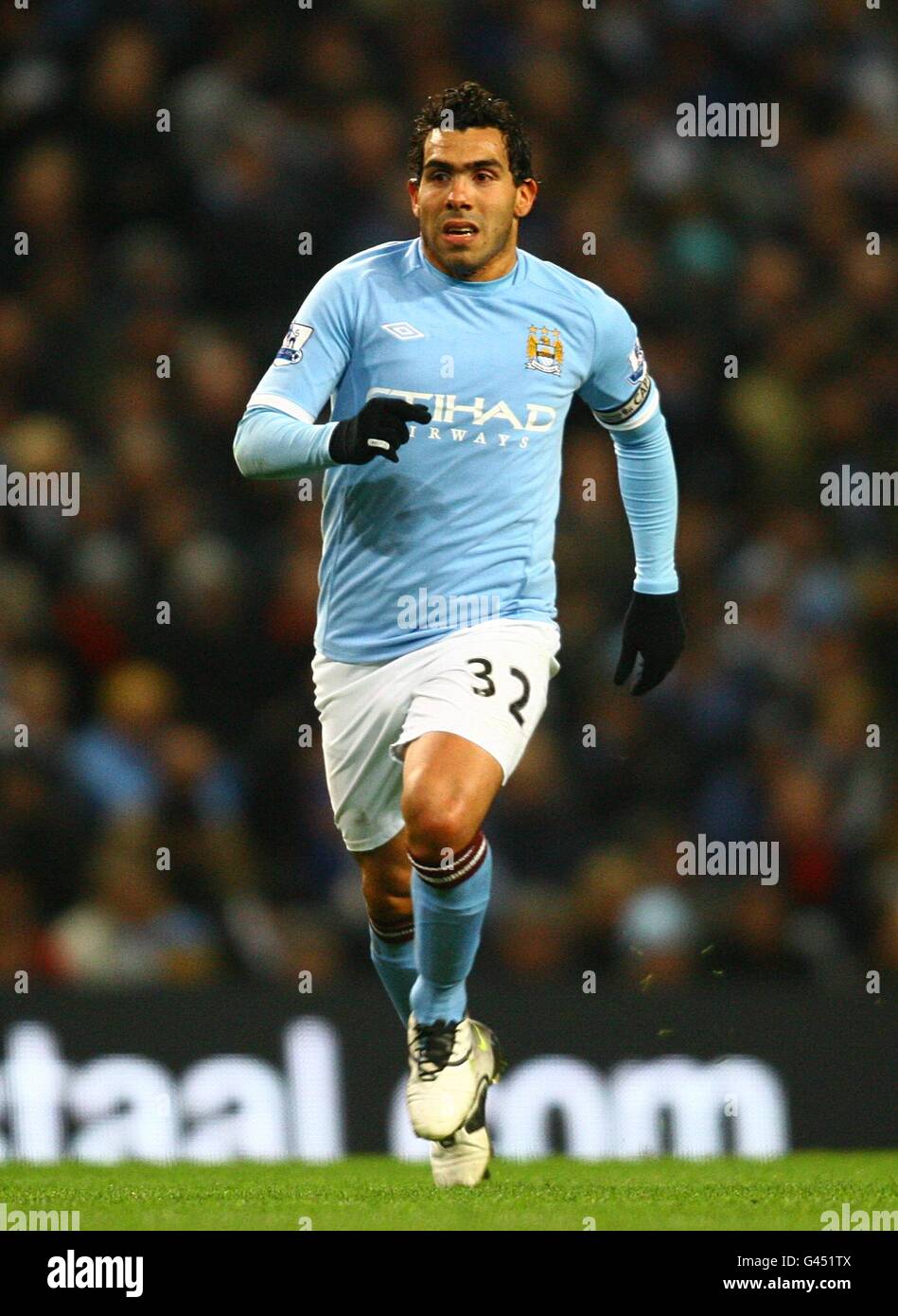 Soccer - Barclays Premier League - Wigan Athletic v Manchester City - City of Manchester Stadium Banque D'Images