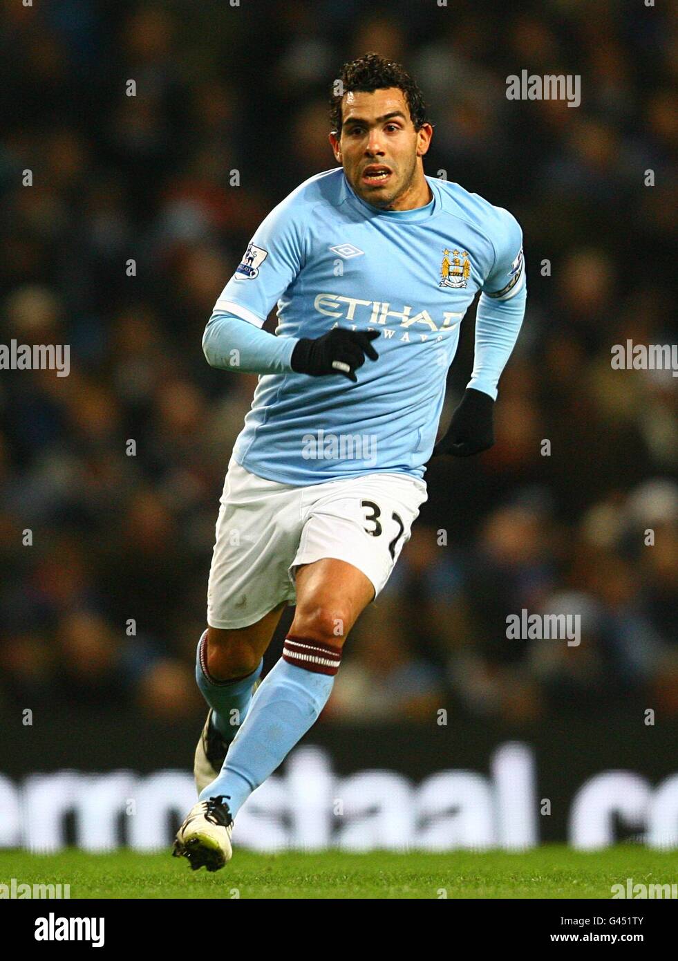 Soccer - Barclays Premier League - Wigan Athletic v Manchester City - City of Manchester Stadium Banque D'Images