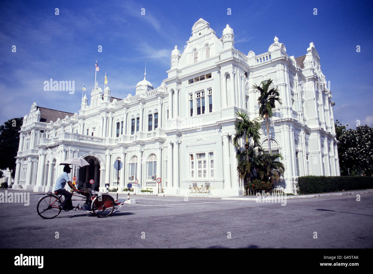 Salle du conseil municipal Hôtel de Ville d'autrefois est un bel exemple de l'architecture coloniale britannique admirable à George Town - Penang Banque D'Images