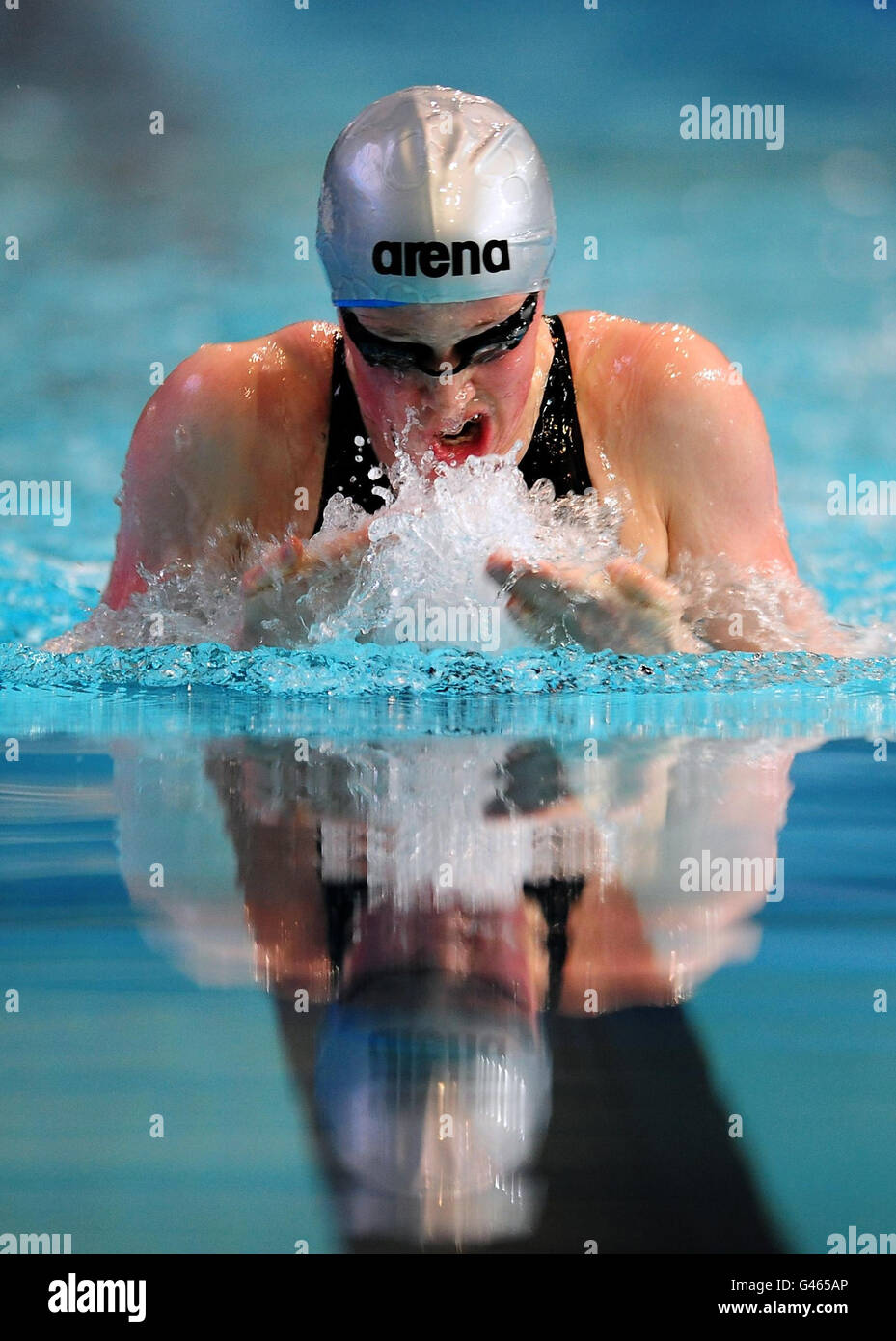 Hannah Miley de Garioch lors de la demi-finale de course de 200 m de l'Open féminin lors des championnats britanniques de natation au gaz au centre aquatique de Manchester, à Manchester. Banque D'Images