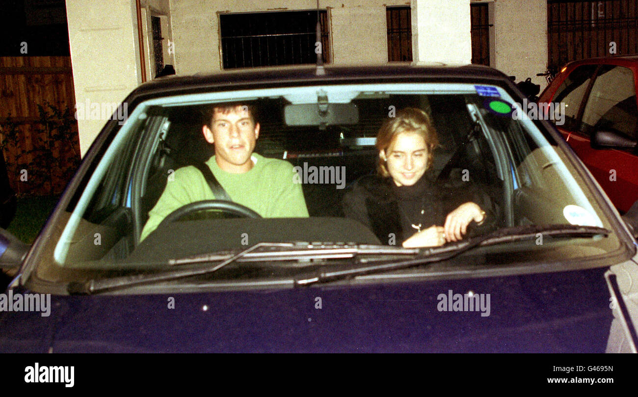 Tim Henman.LONDRES : 27/1/97 : JOUEUR DE TENNIS TIM HENMAN ET LUCY HEALD.PHOTO DE L'ACTUALITÉ PA. Banque D'Images