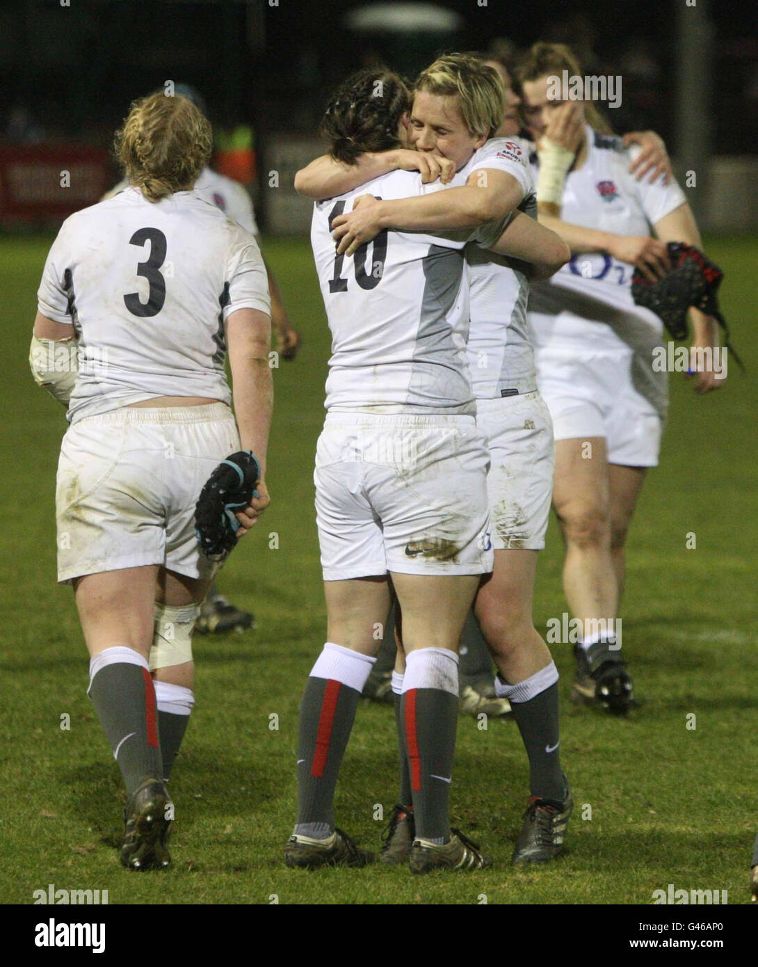 Rugby Union - 2011 Women's 6 Nations - l'Irlande v Angleterre Femmes Femmes - Ashbourne RFC Banque D'Images