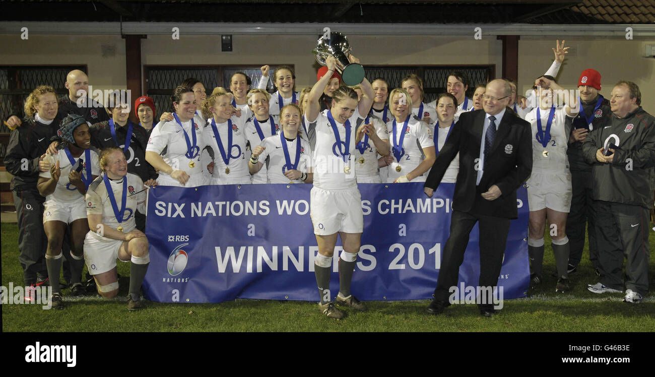 Rugby Union - 2011 Women's 6 Nations - l'Irlande v Angleterre Femmes Femmes - Ashbourne RFC Banque D'Images