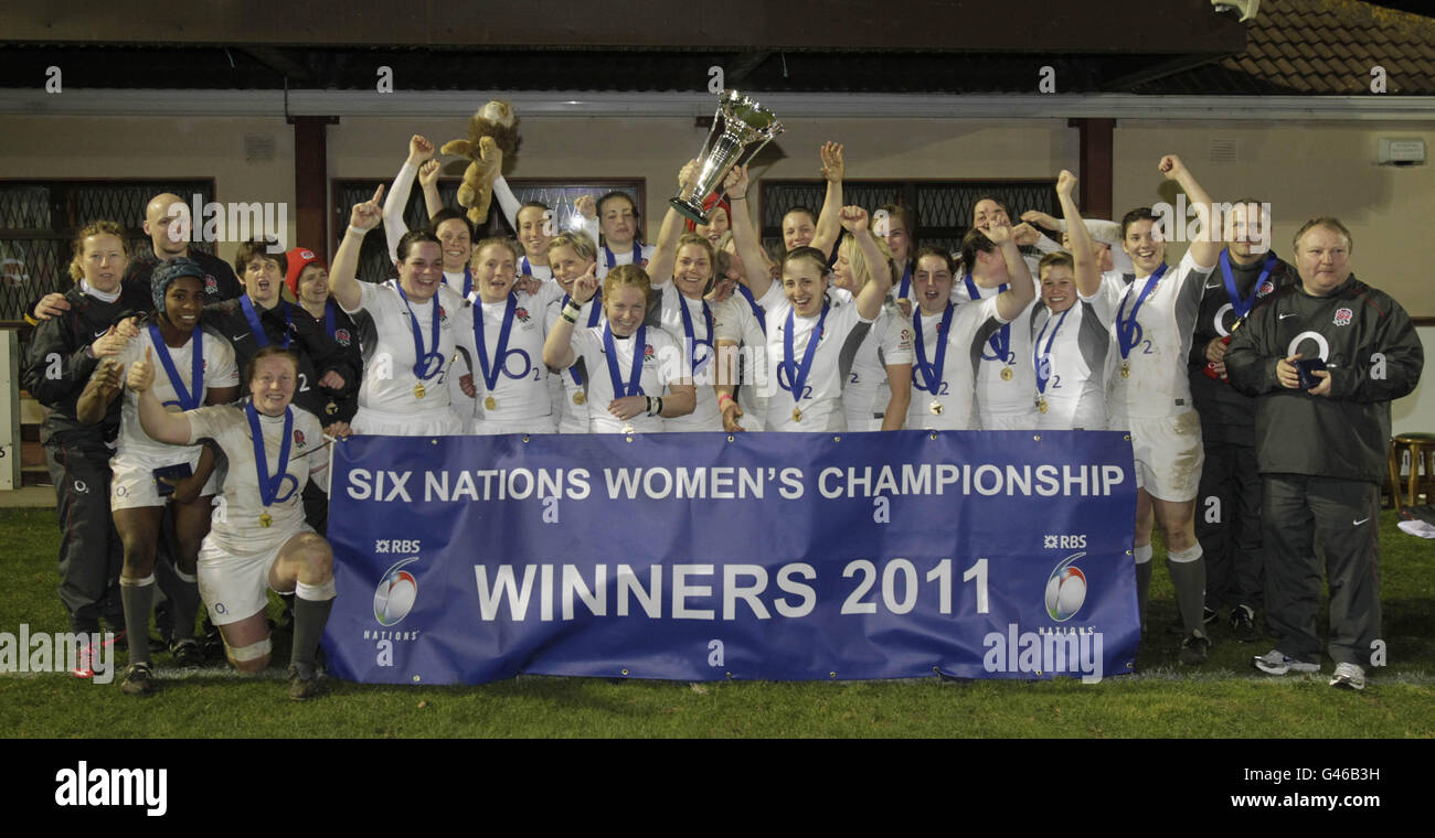 Rugby Union - 2011 Women's 6 Nations - l'Irlande v Angleterre Femmes Femmes - Ashbourne RFC Banque D'Images