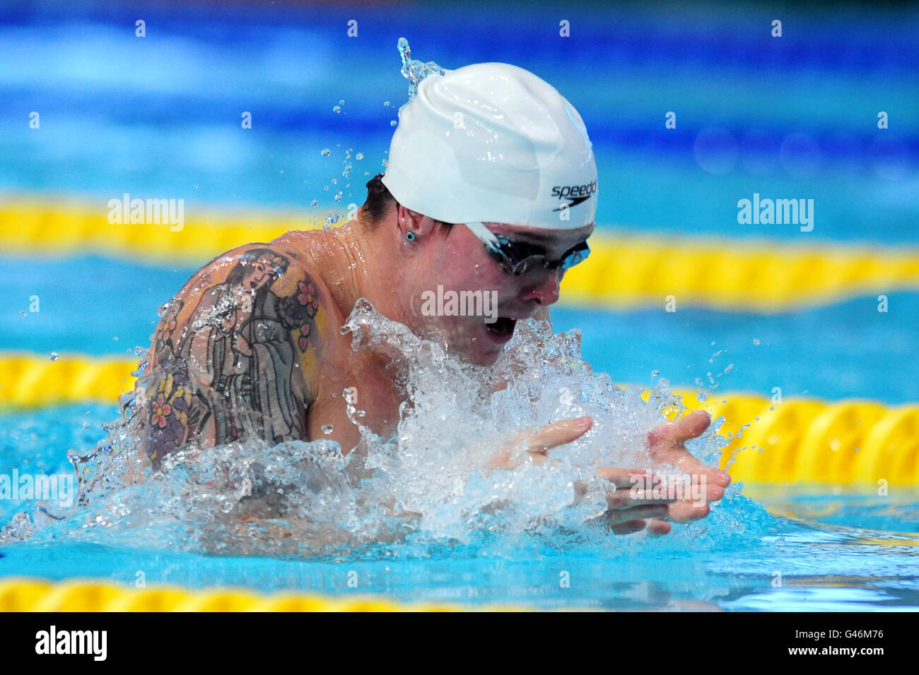 Natation - Championnats britanniques de natation au gaz 2011 - cinquième jour - Centre aquatique de Manchester.Jamie Ross, Stirling Swimming Banque D'Images