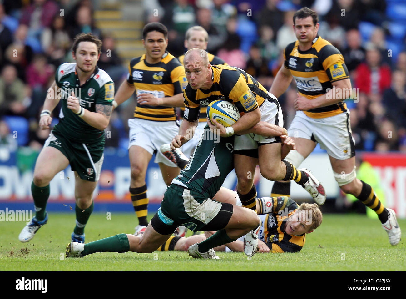 Rugby Union - Aviva Premiership - London Wasps v London Irish - stade Madejski Banque D'Images