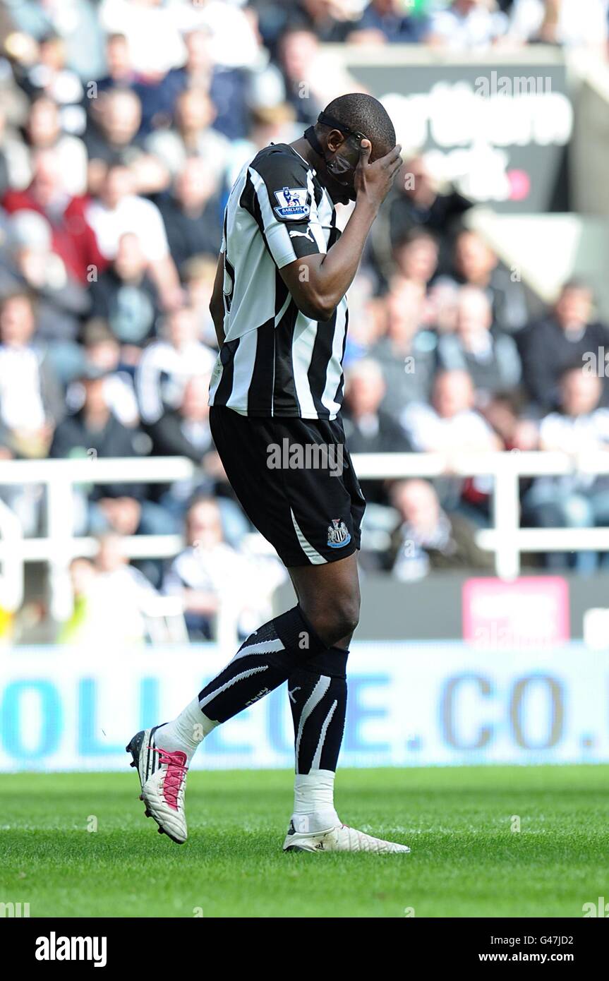 Football - Barclays Premier League - Newcastle United / Wolverhampton Wanderers - St James' Park. Shola Ameobi, Newcastle United Banque D'Images