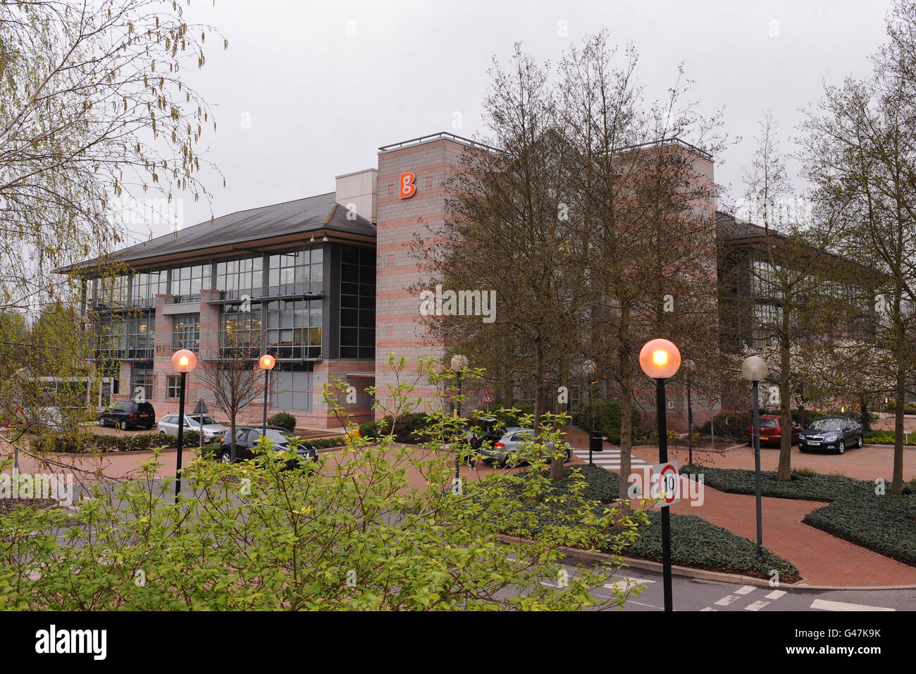Vue générale du siège du groupe BG dans le parc Thames Valley, Reading Banque D'Images
