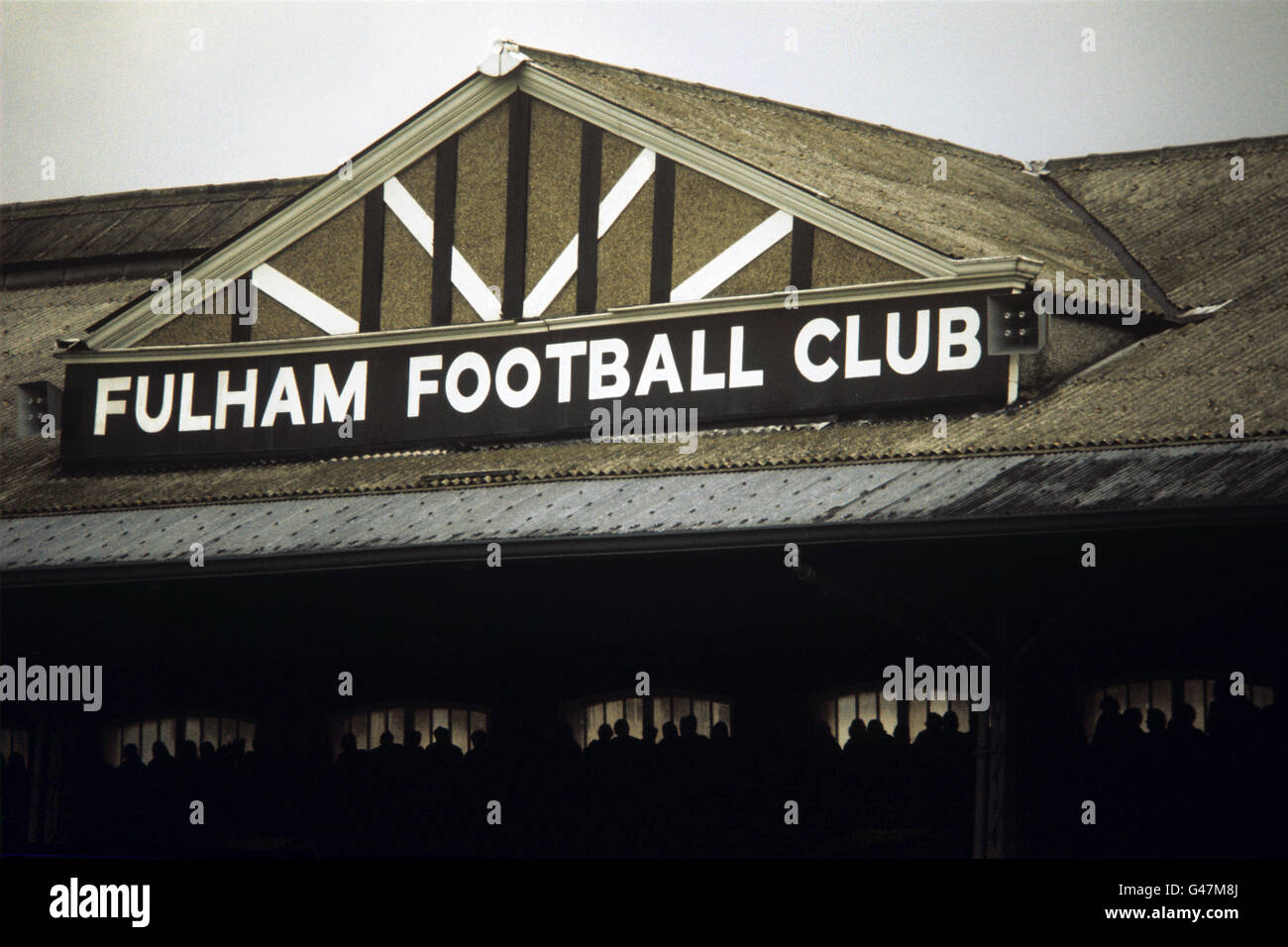 Football - Ligue Division deux - Fulham - Craven Cottage.Stevenage Road Stand à Craven Cottage, maison de Fulham Banque D'Images