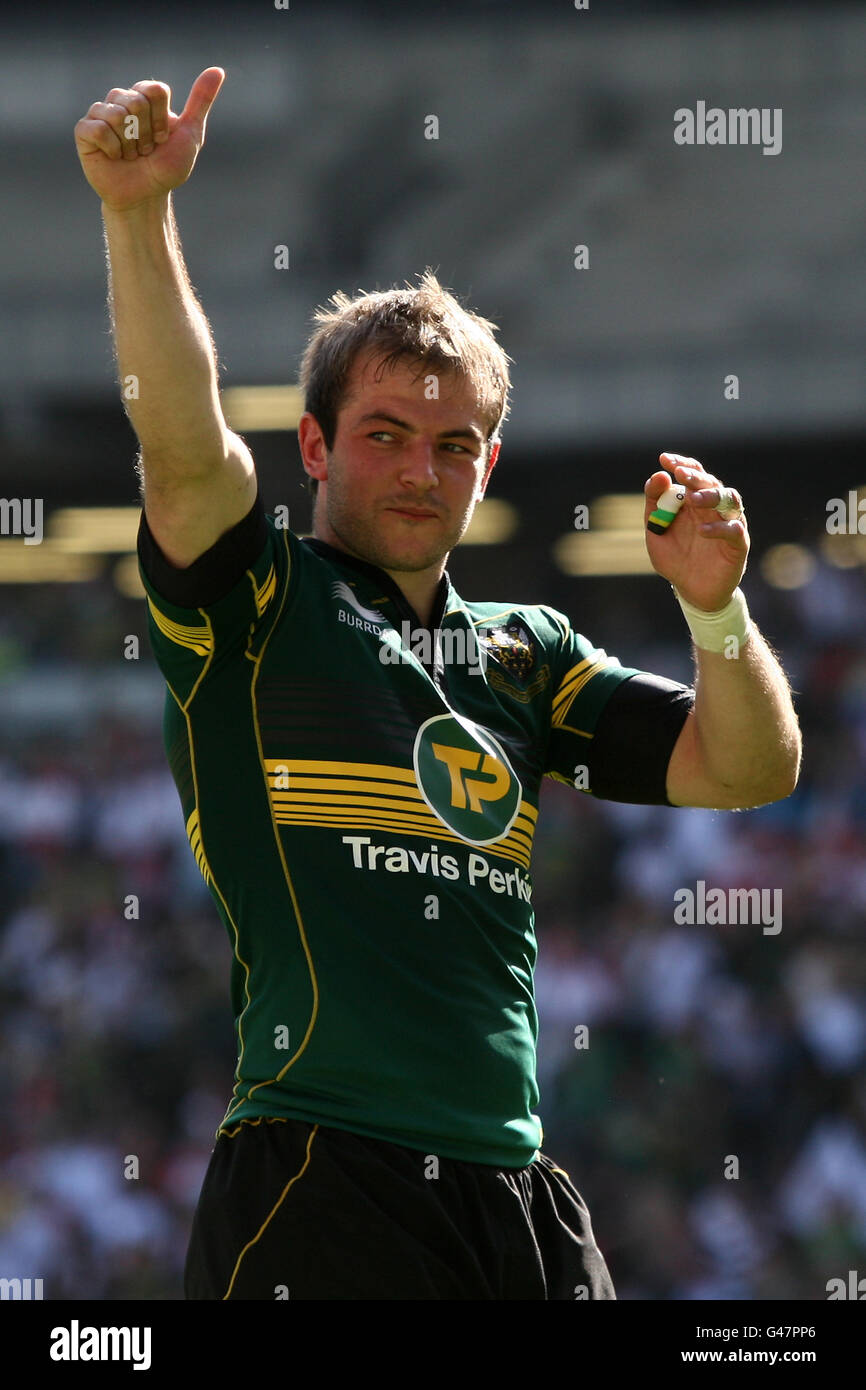 Rugby Union - Heineken Cup - quart de finale - Northampton Saints / Ulster Rugby - Stadium:mk.Stephen Myler, Northampton Saints Banque D'Images