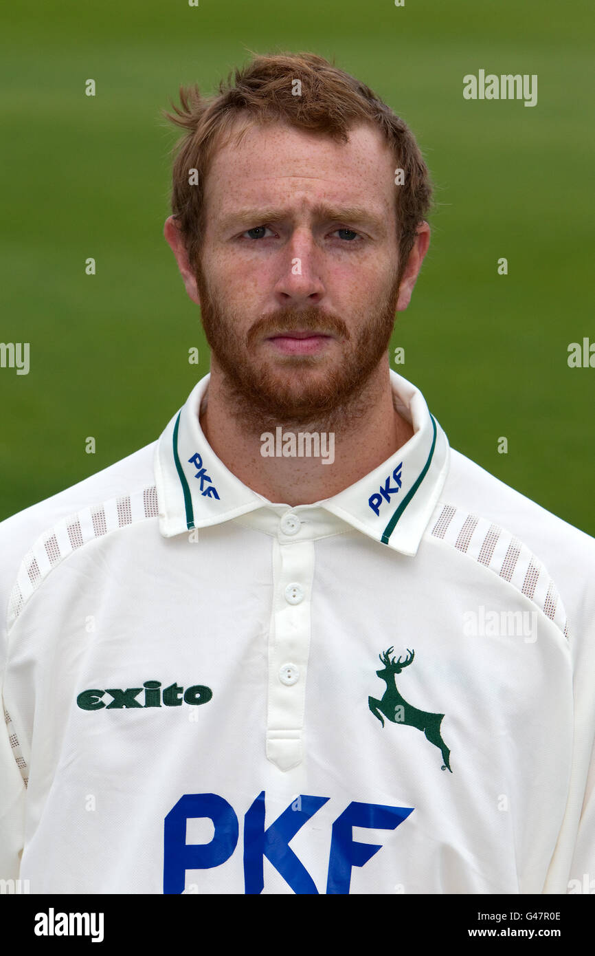 Cricket - Cricket du comté de Notinghamshire - Media Day - Trent Bridge. Andy carter, Notinghamshire Banque D'Images