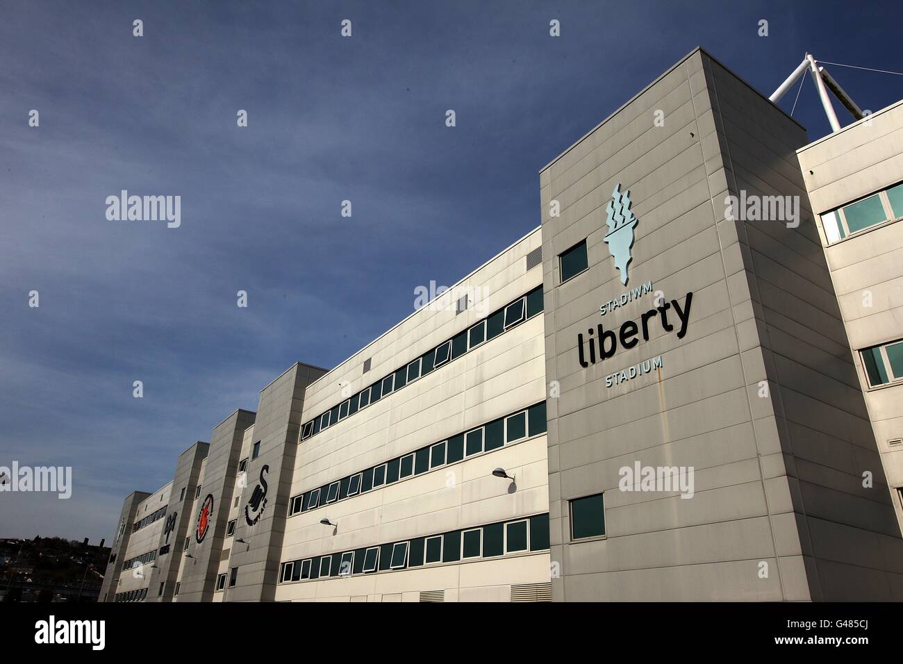 Football - npower football League Championship - Swansea City v Norwich City - Liberty Stadium. Vue générale sur le Liberty Stadium Banque D'Images