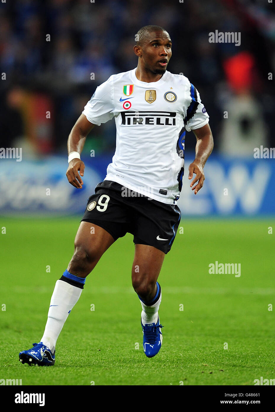 Football - Ligue des Champions - Quart de finale - deuxième manche - FC Schalke 04 v Inter Milan - Veltins Arena Banque D'Images