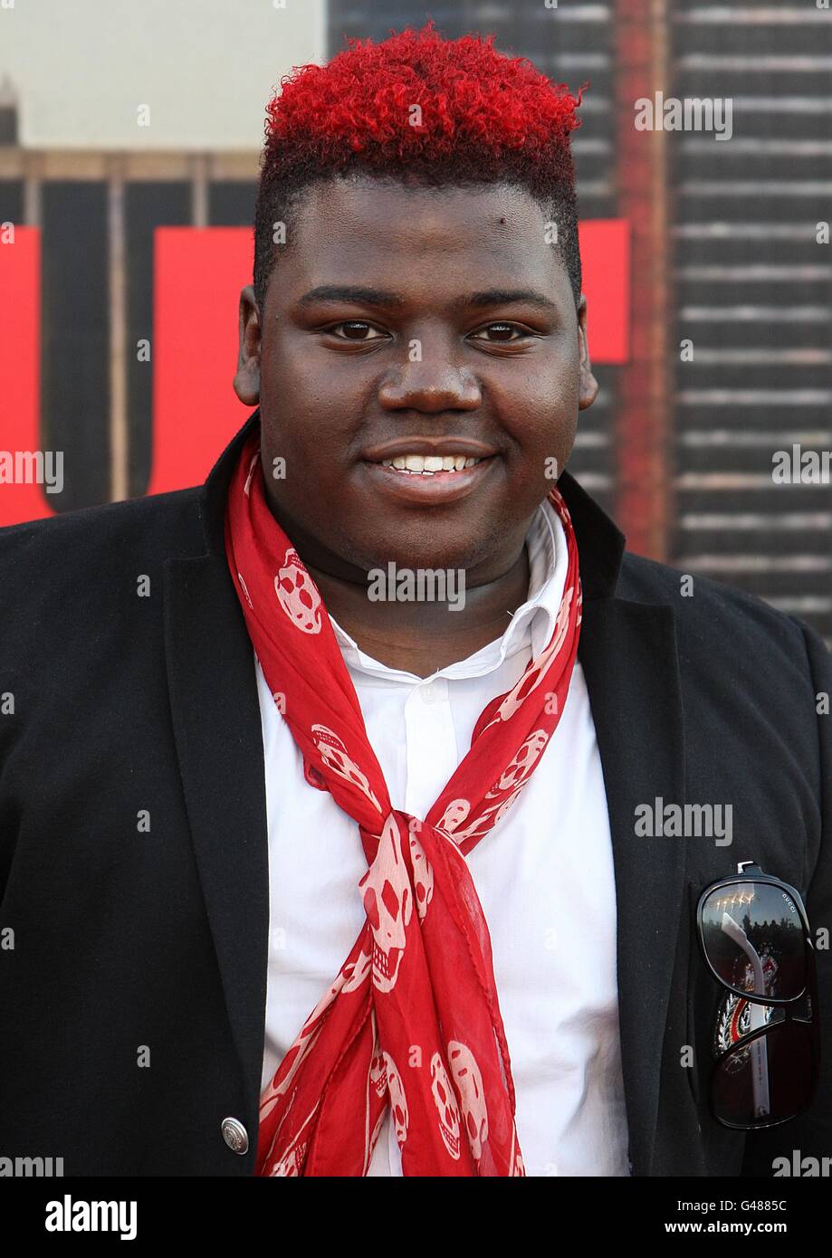 Paije Richardson arrive pour la première britannique d'Arthur, au Cineworld O2, à l'O2 Arena, SE10. Banque D'Images