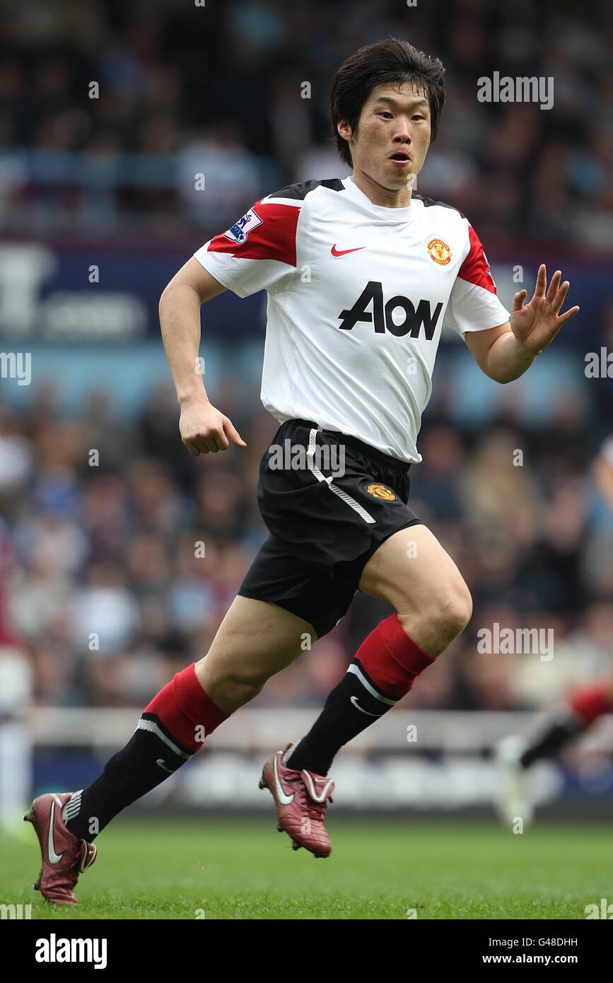 Football - Barclays Premier League - West Ham United / Manchester United - Upton Park. JI-Sung Park, Manchester United Banque D'Images