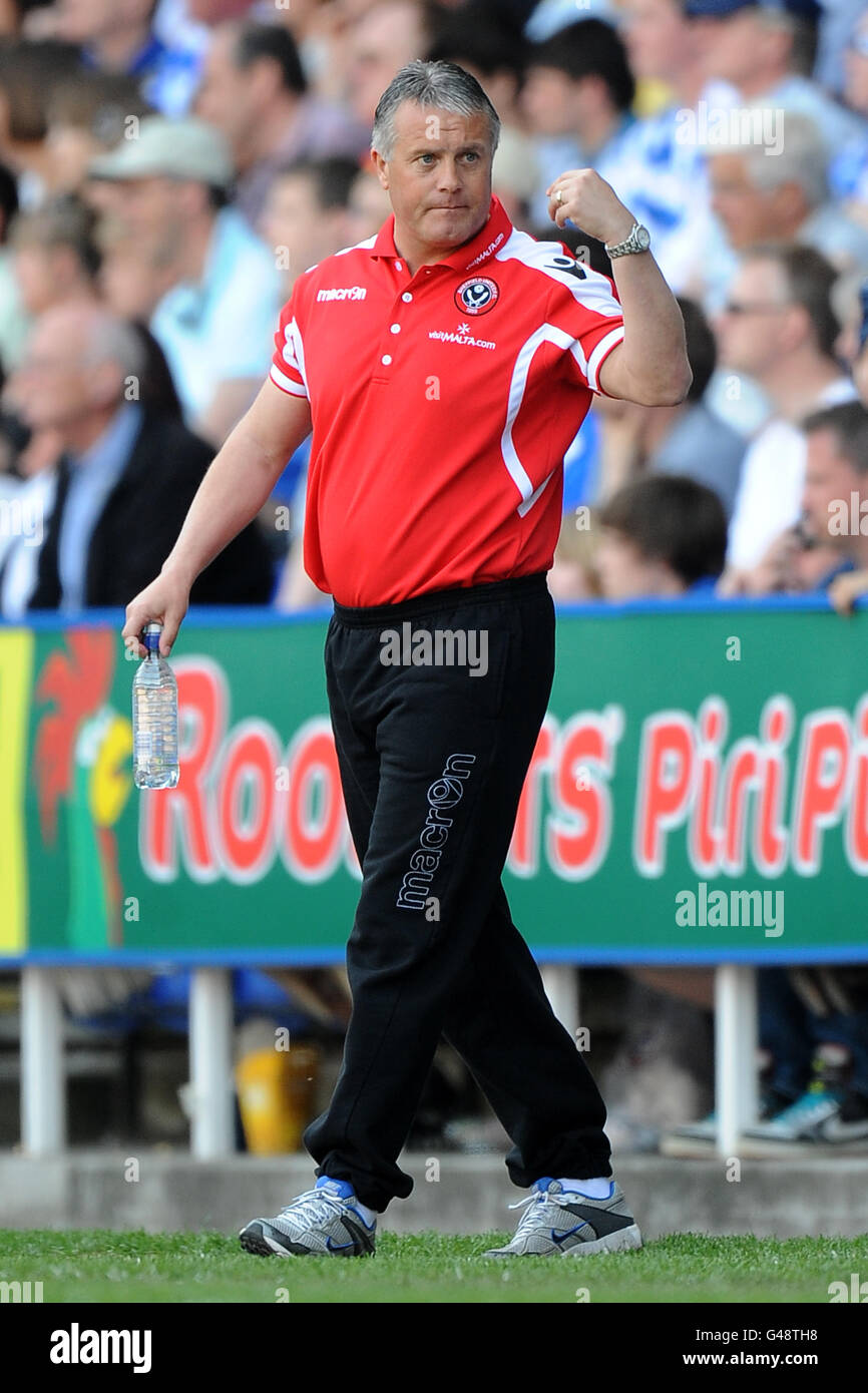 Soccer - npower Football League Championship - Lecture v Sheffield United - Madejski Stadium Banque D'Images