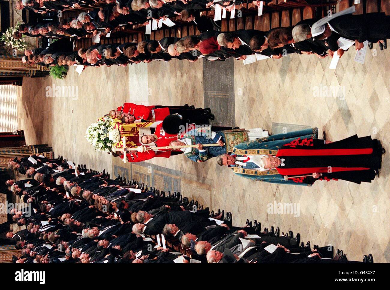 Funeral of diana princess of wales Banque de photographies et d’images