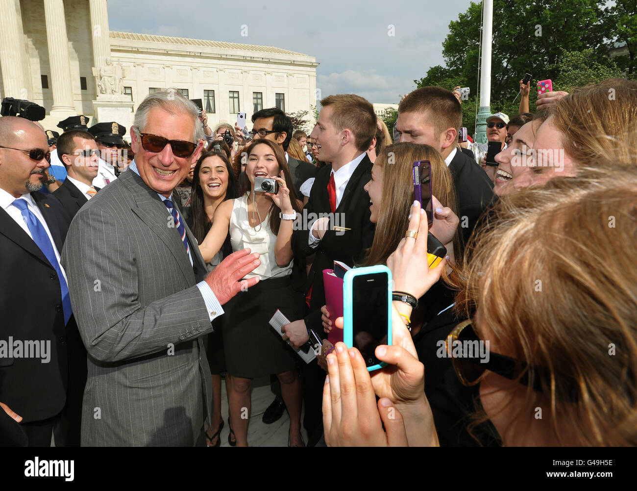 Visite du Prince de Galles à l'Amérique Banque D'Images